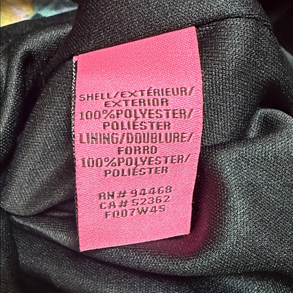 Betsey Johnson Strapless Floral Dress - Black and Pink - Picture 6 of 11